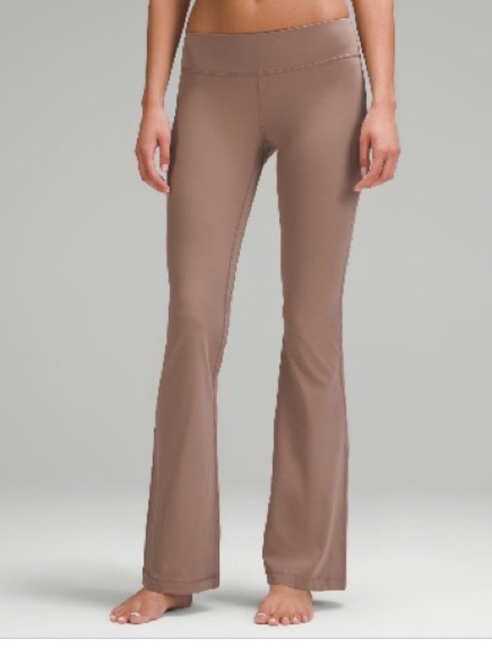 lululemon athletica Align™ Leggings Low Rise Flared Pant 32.5” in Taupetastic